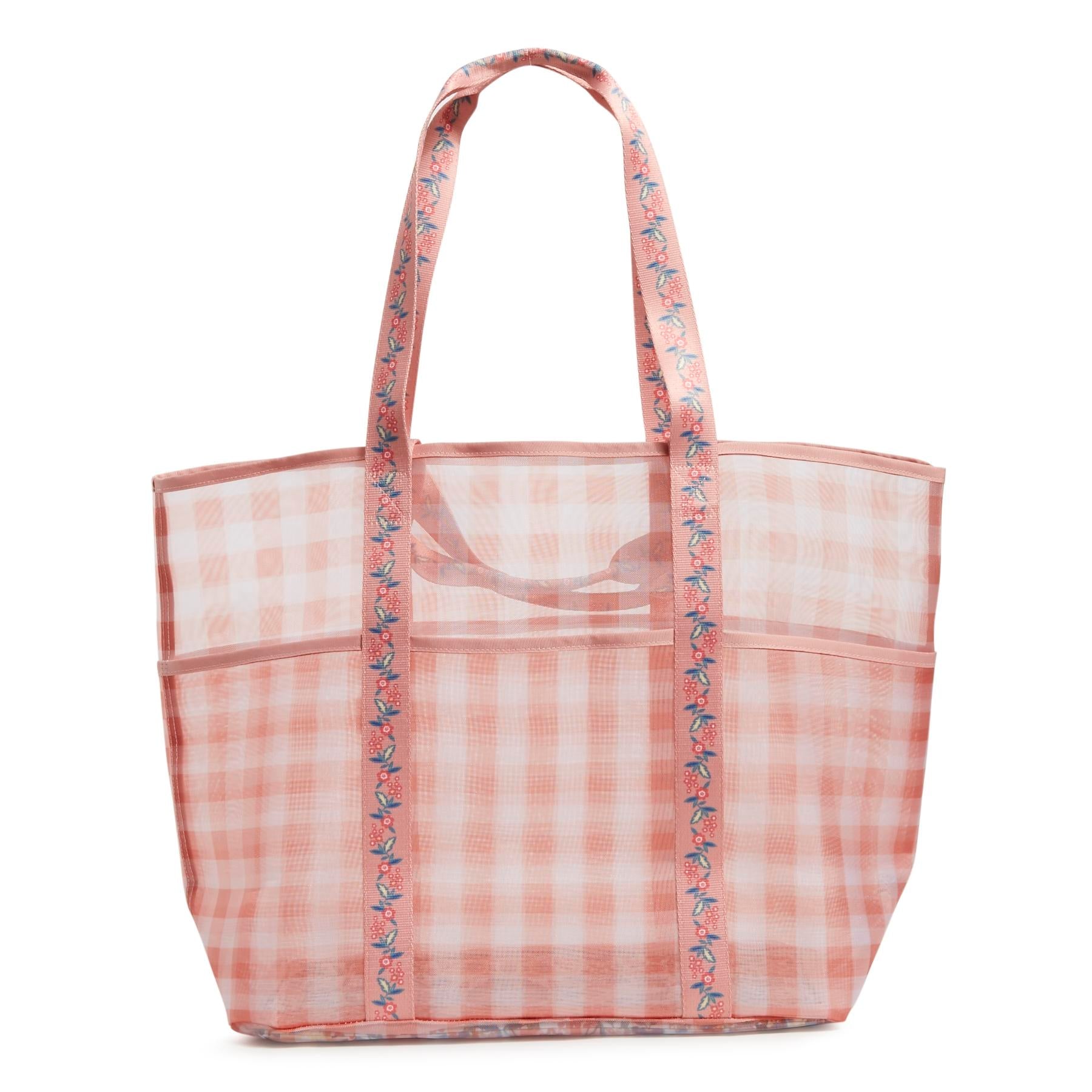 Mesh Multi-Pocket Tote Bag