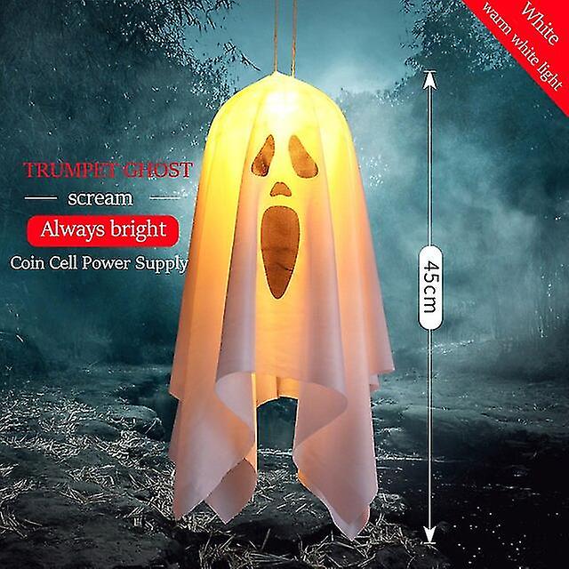 Halloween Ghost Decoration Lights Led Halloween Layout Halloween Decoration Props Usb String Lights Halloween Spider Web Lights