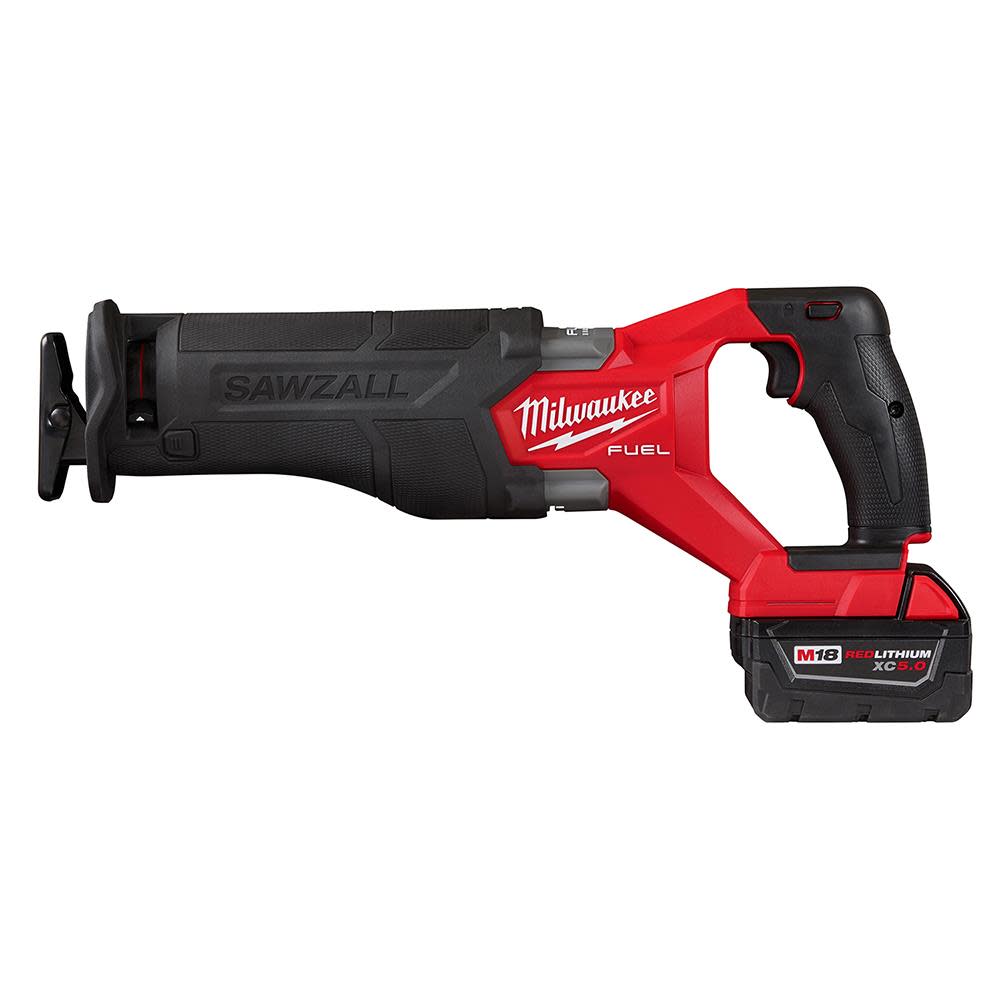 Milwaukee M18 FUEL SAWZALL Reciprocating Saw - 2 Battery XC5.0 Kit 2821-22 from Milwaukee