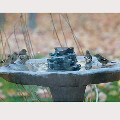 Birds Choice AAW311 Bird Bath Layered Waterfall Rock