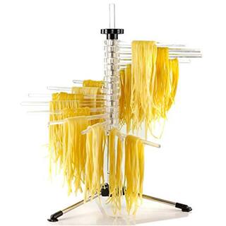 OVENTE BPA-Free Acrylic Spiral Drying Rack Wand Pasta Maker Accessories 3-Legged Sturdy Base (ACPPA900C) ACPPA900C