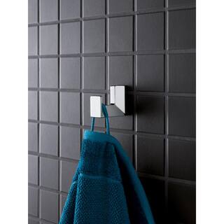 GROHE Selection Cube Wall-Mount Robe Hook in StarLight Chrome 40782000