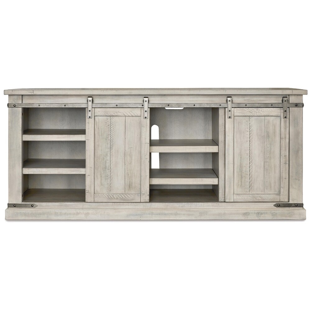 Signature Design by Ashley Carynhurst Casual TV Stand Whitewash