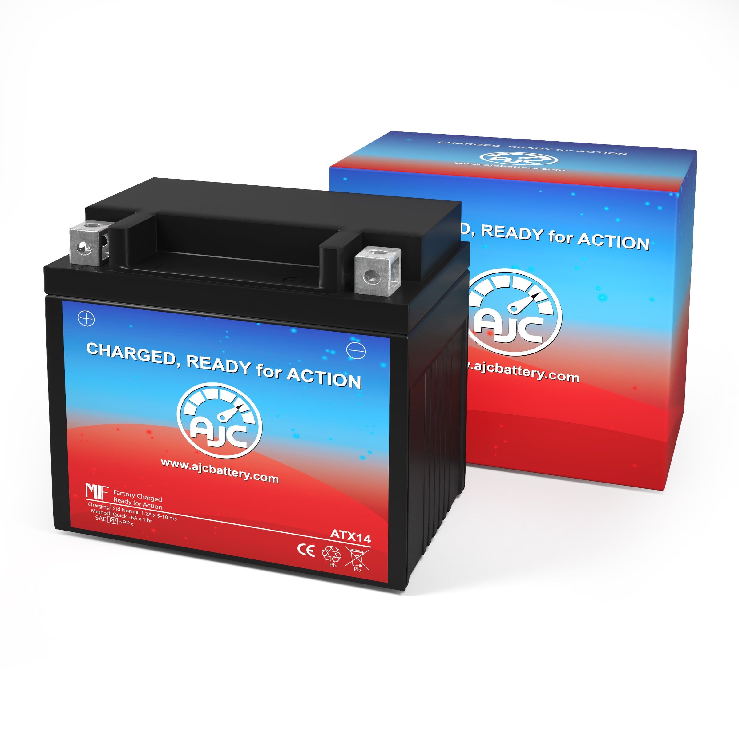 Apex APX14BS Powersports Replacement Battery BatteryClerkcom Powersports