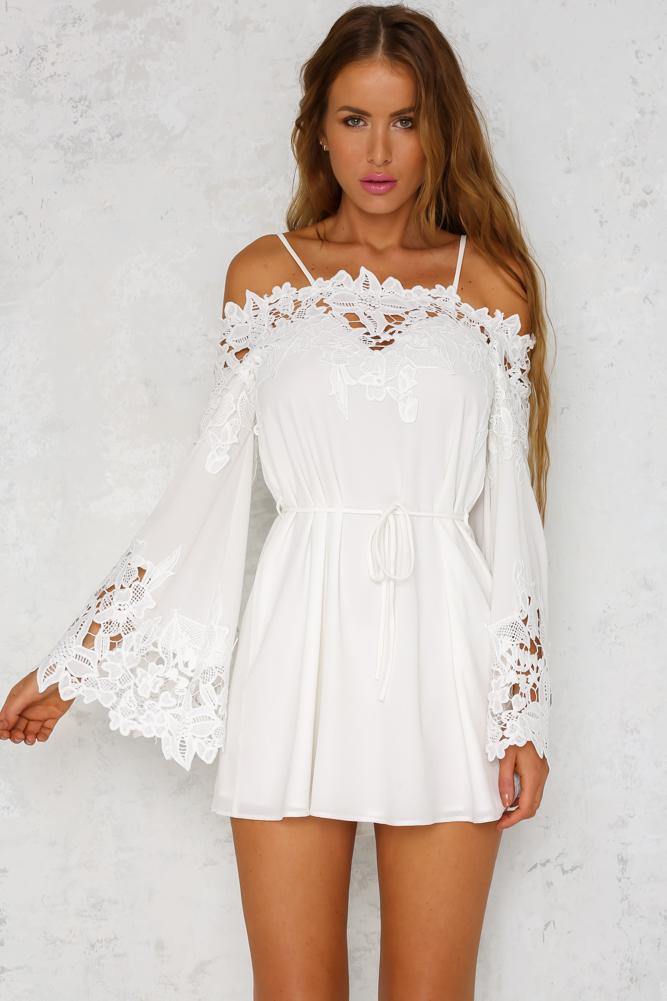 Oh Girl Dress White