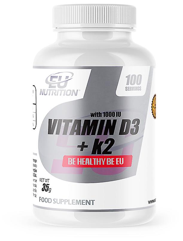 EU Nutrition Vitamin D3 + K2 60 Capsules