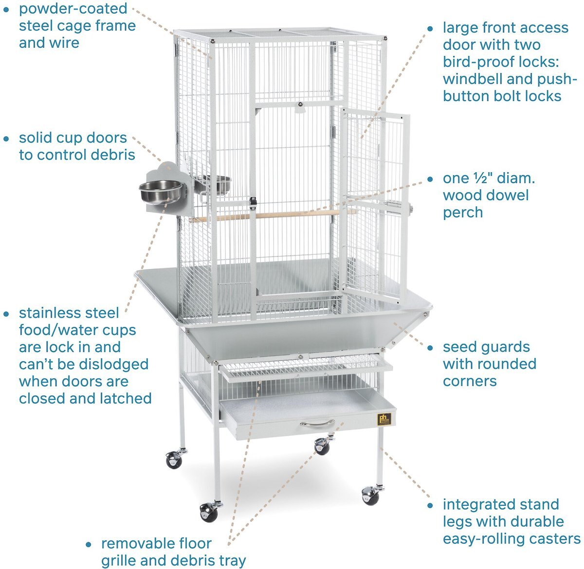 Prevue Pet Products Deluxe Bird Cage