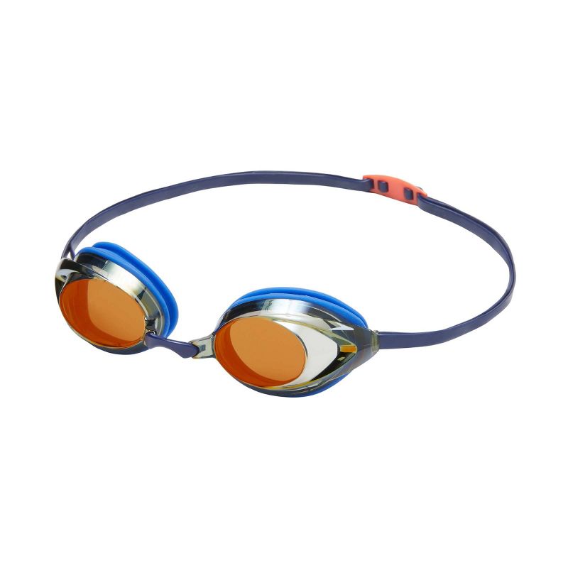 Speedo Adult Record Breaker Goggles - Blue/Steel/Red