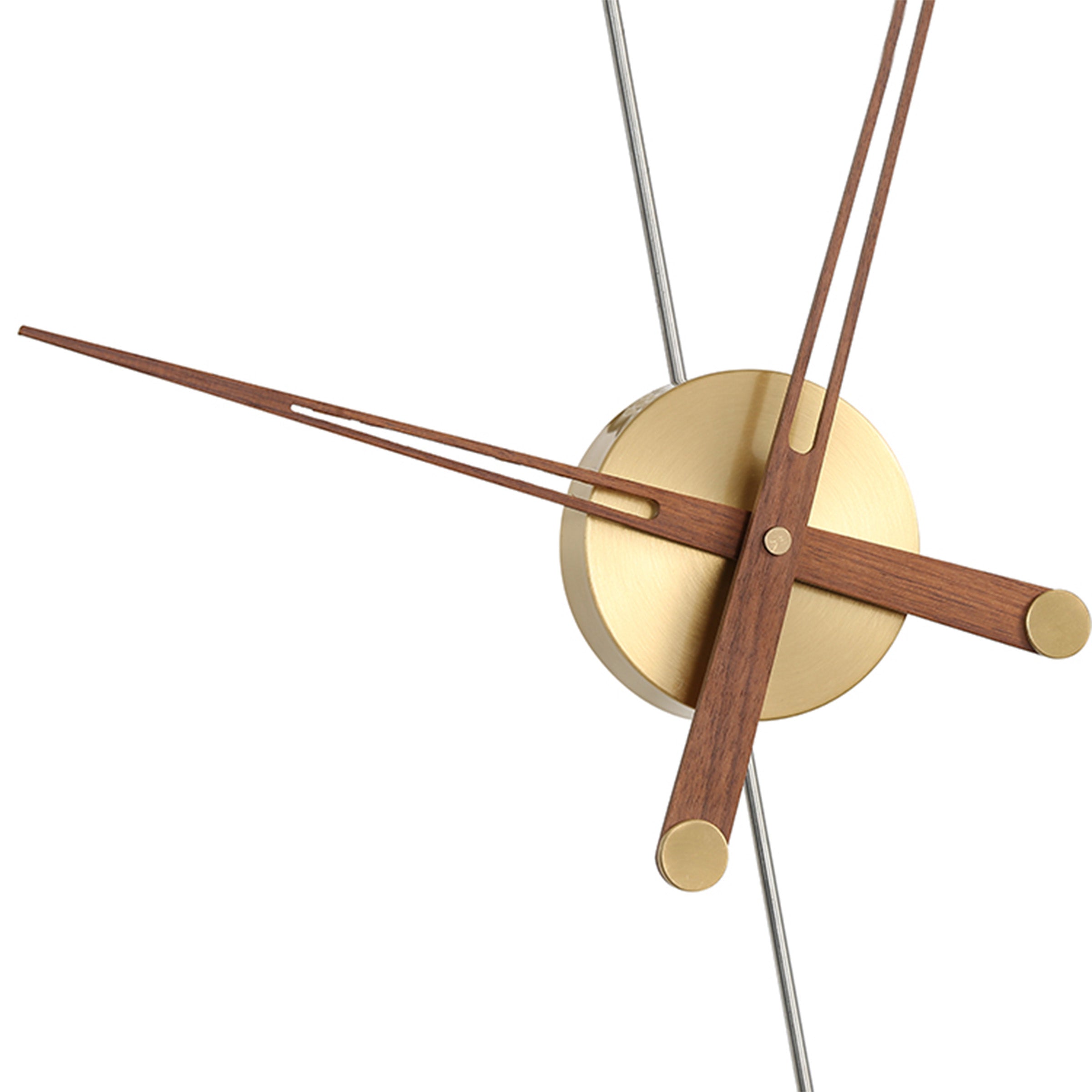 Walnut Wood Wall Clock Jhl8015