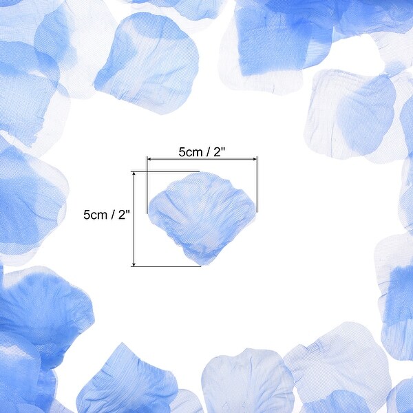 Silk Artificial Flower Petals，Faux Flowers 2 x 2 Inch Pack of 1000