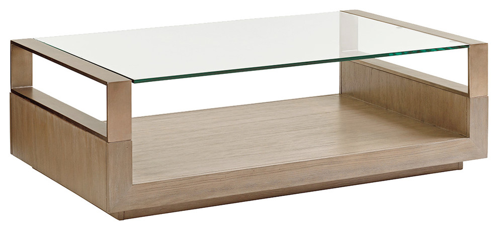 Center Stage Rectangular Cocktail Table   Contemporary   Coffee Tables   by Benjamin Rugs and Furniture  Houzz