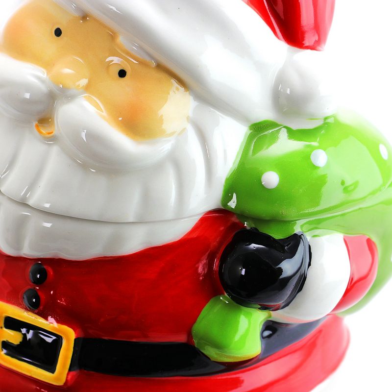 Jovial St. Nick 7.5 Inch Santa Holiday Cookie Jar