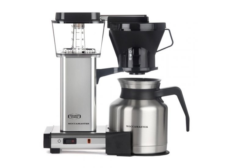 Technivorm Moccamaster KBTS 8-Cup Polished Silver Coffee Maker