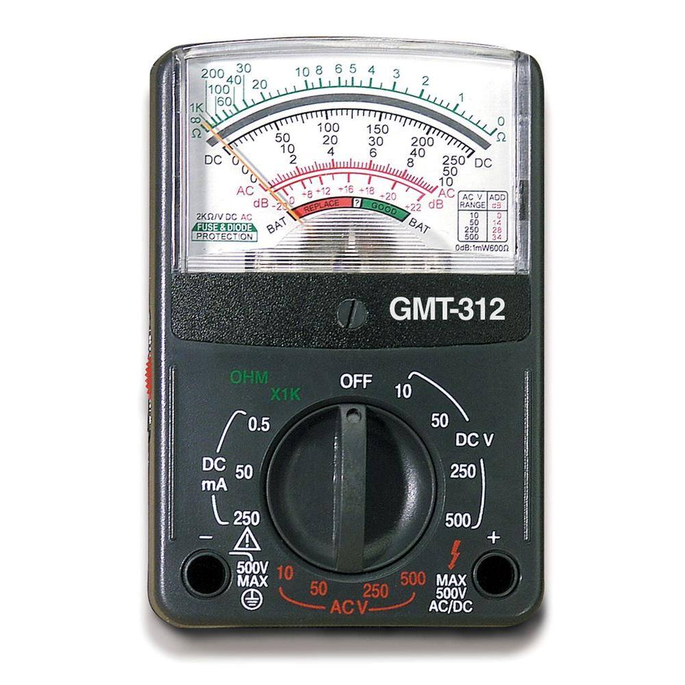 Gardner Bender 5-Function 12-Range Analog Multimeter GMT-312