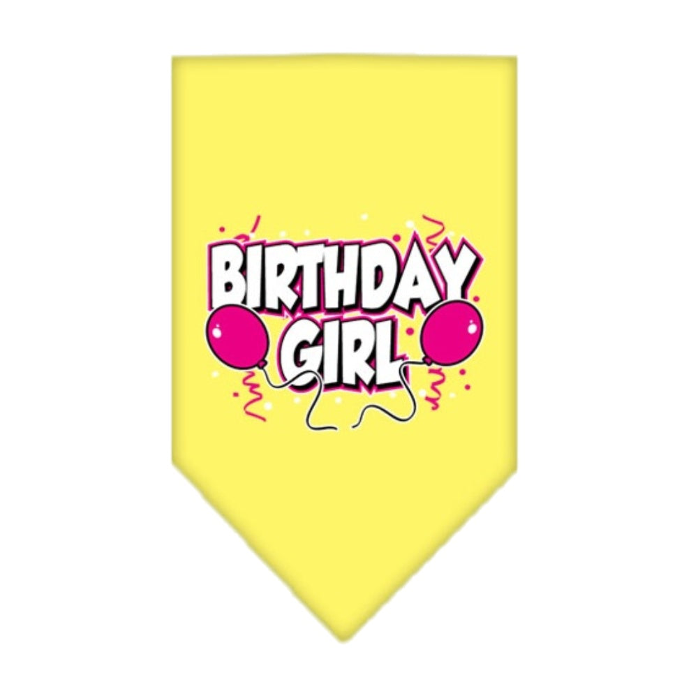 Yellow Birthday Girl Bandana