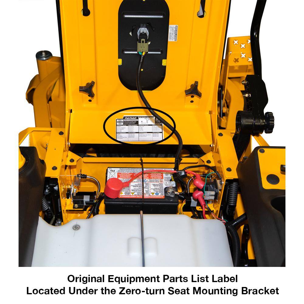 Cub Cadet Original Equipment 46 in. Mulching Kit with Blades for Lawn Tractors and Zero Turn Mowers (2022 and After) 19A30047100