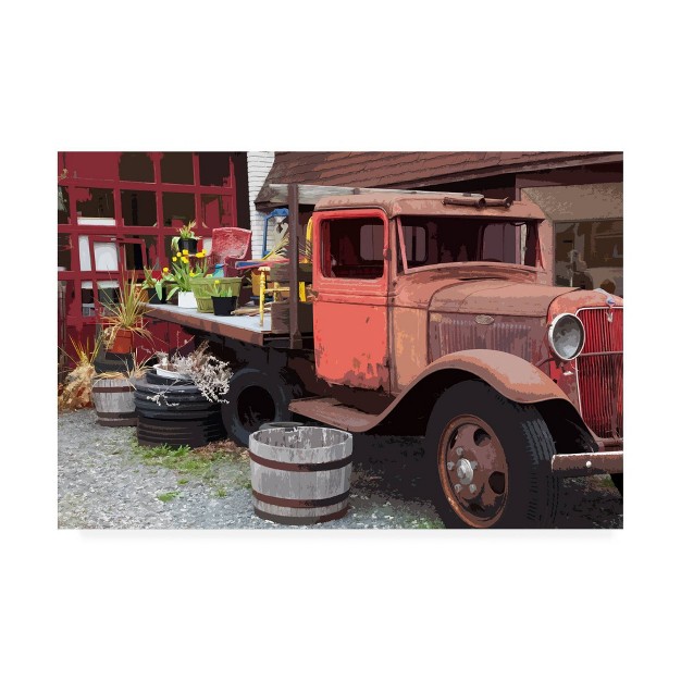 X 24 quot Memories Truck By Monte Nagler Trademark Fine Art