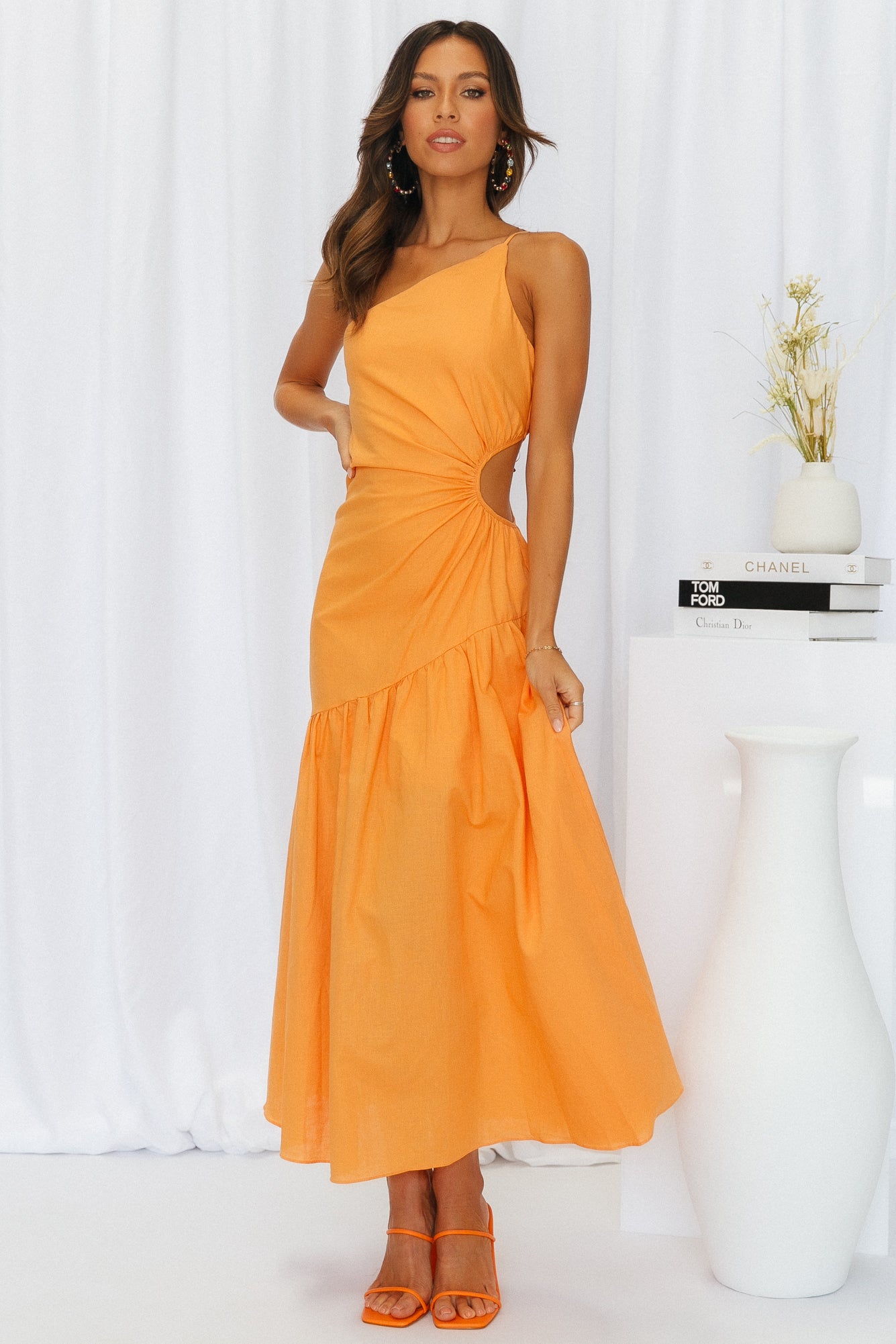 Lovely And Blissful Midi Dress Yellow