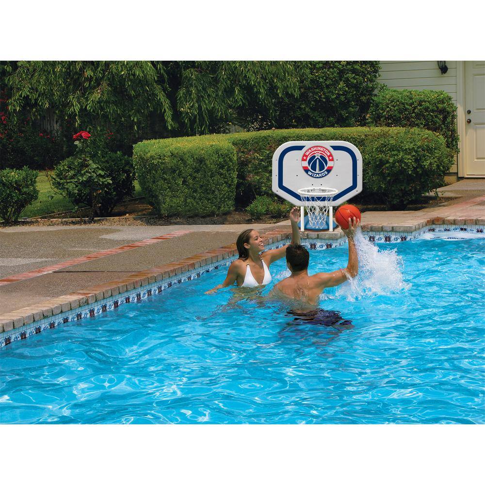 Poolmaster Washington Wizards NBA Pro Rebounder Swimming Pool Basketball Game 72961