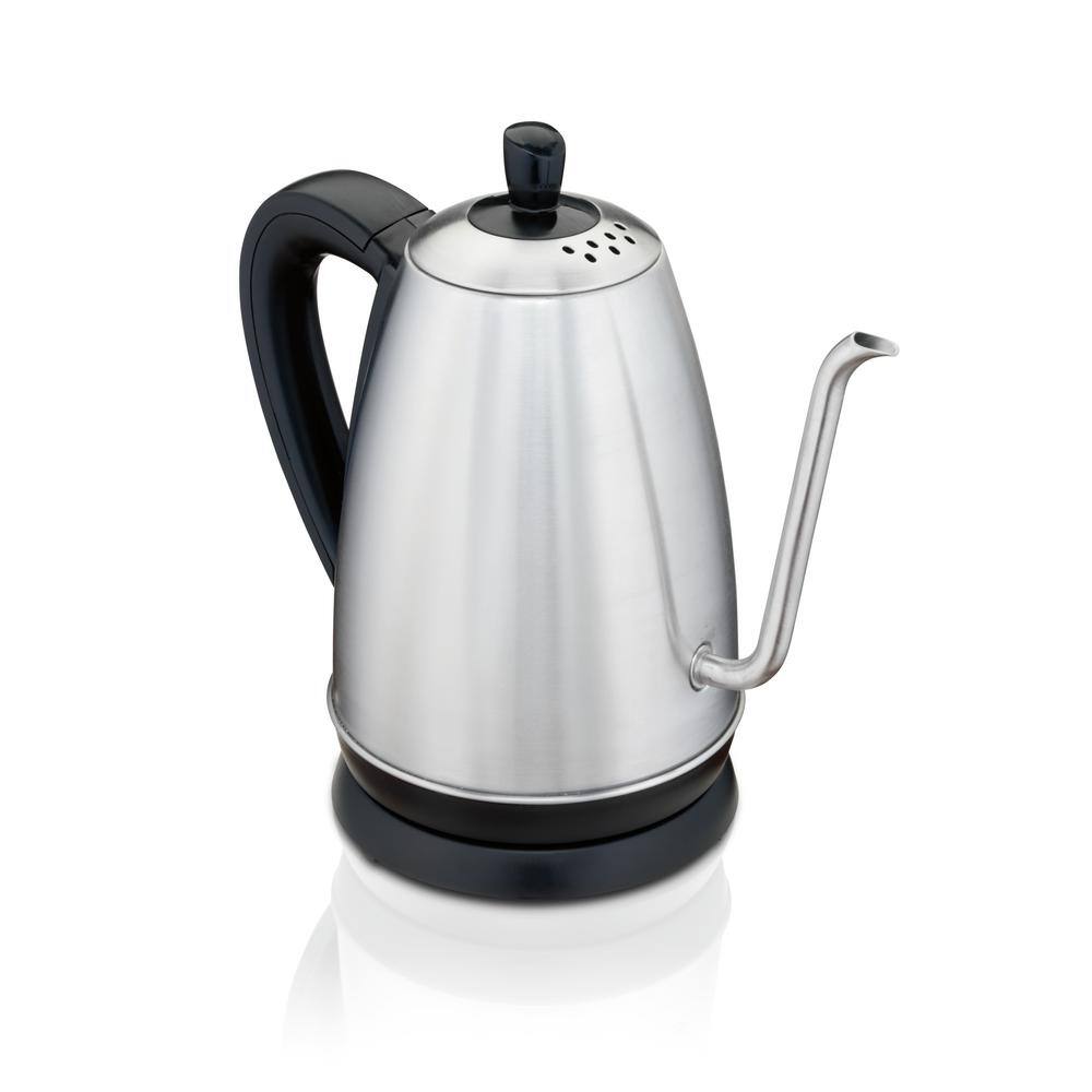 Hamilton Beach 5-Cup Stainless Steel Cord Free Electric Gooseneck Kettle 40899