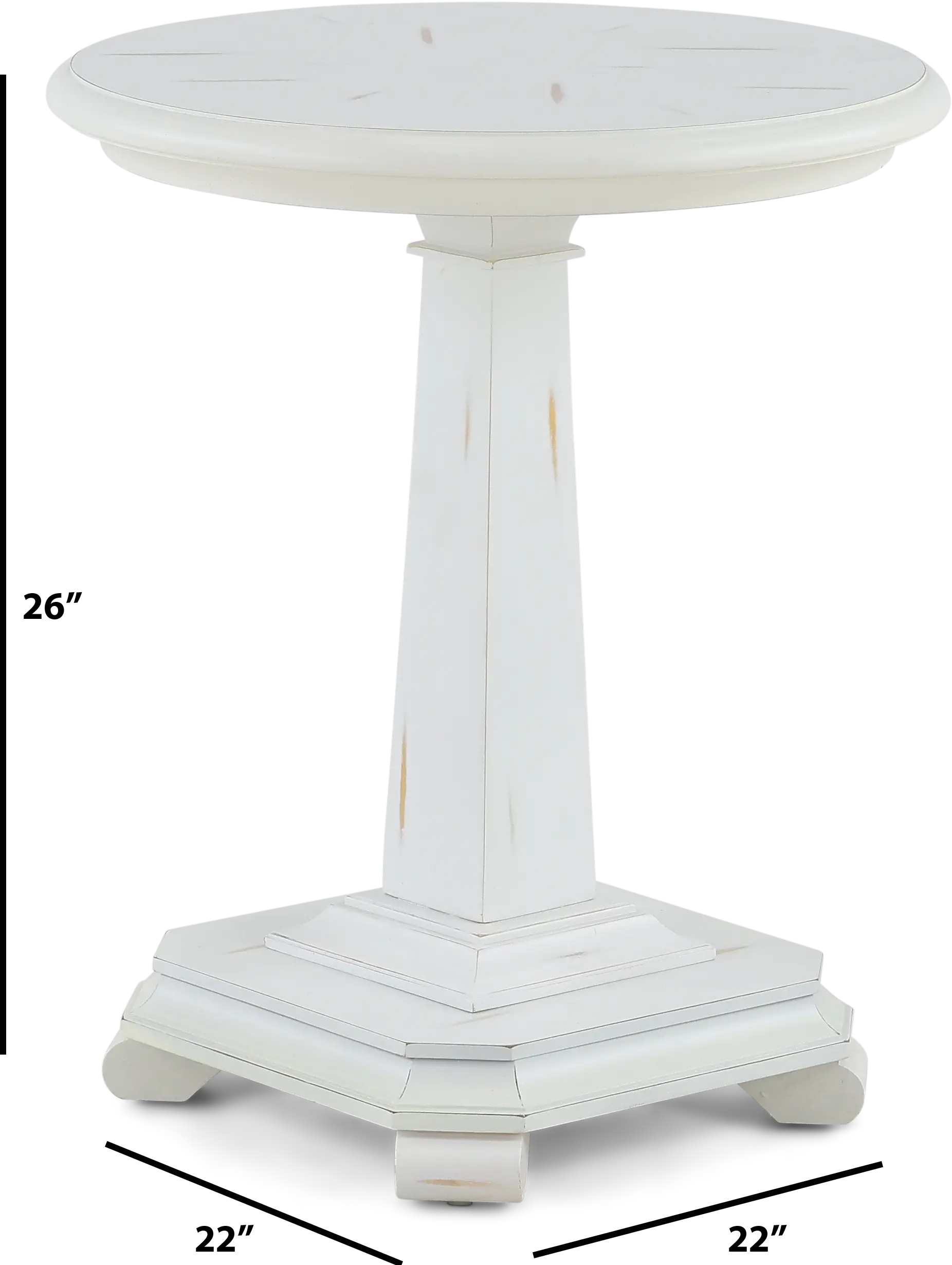 Belhamy Park White End Table