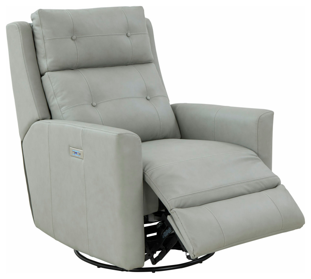 8PH 1119 Marconi Swivel Glider Recliner  Corbett Chromium   Contemporary   Recliner Chairs   by Kolibri Decor  Houzz