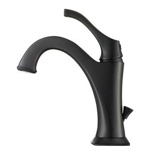 KRAUS Arlo Single Hole Single Handle Bathroom Faucet in Matte Black KBF-1201MB