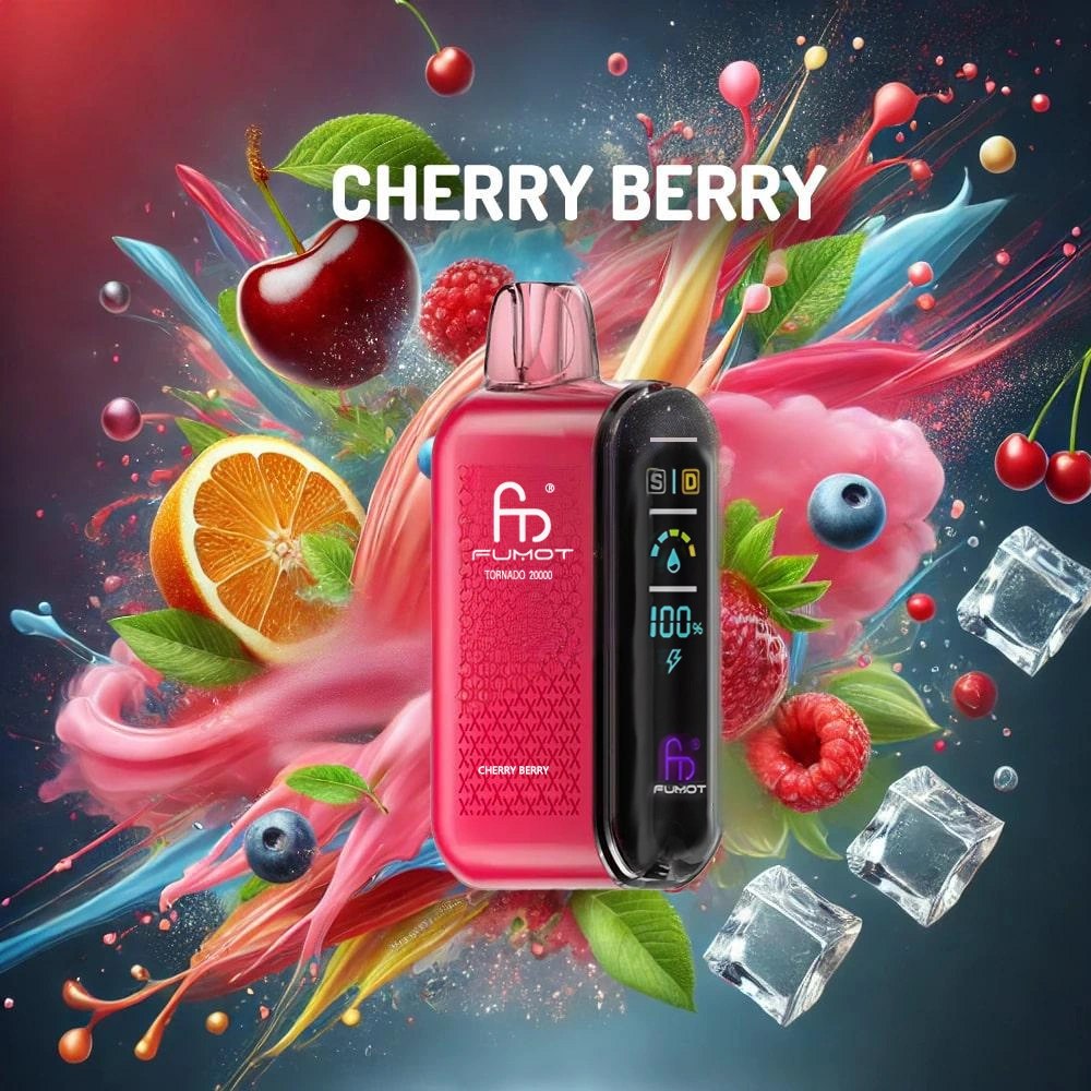 Fumot Tornado 20000 Puffs - Cherry Berry