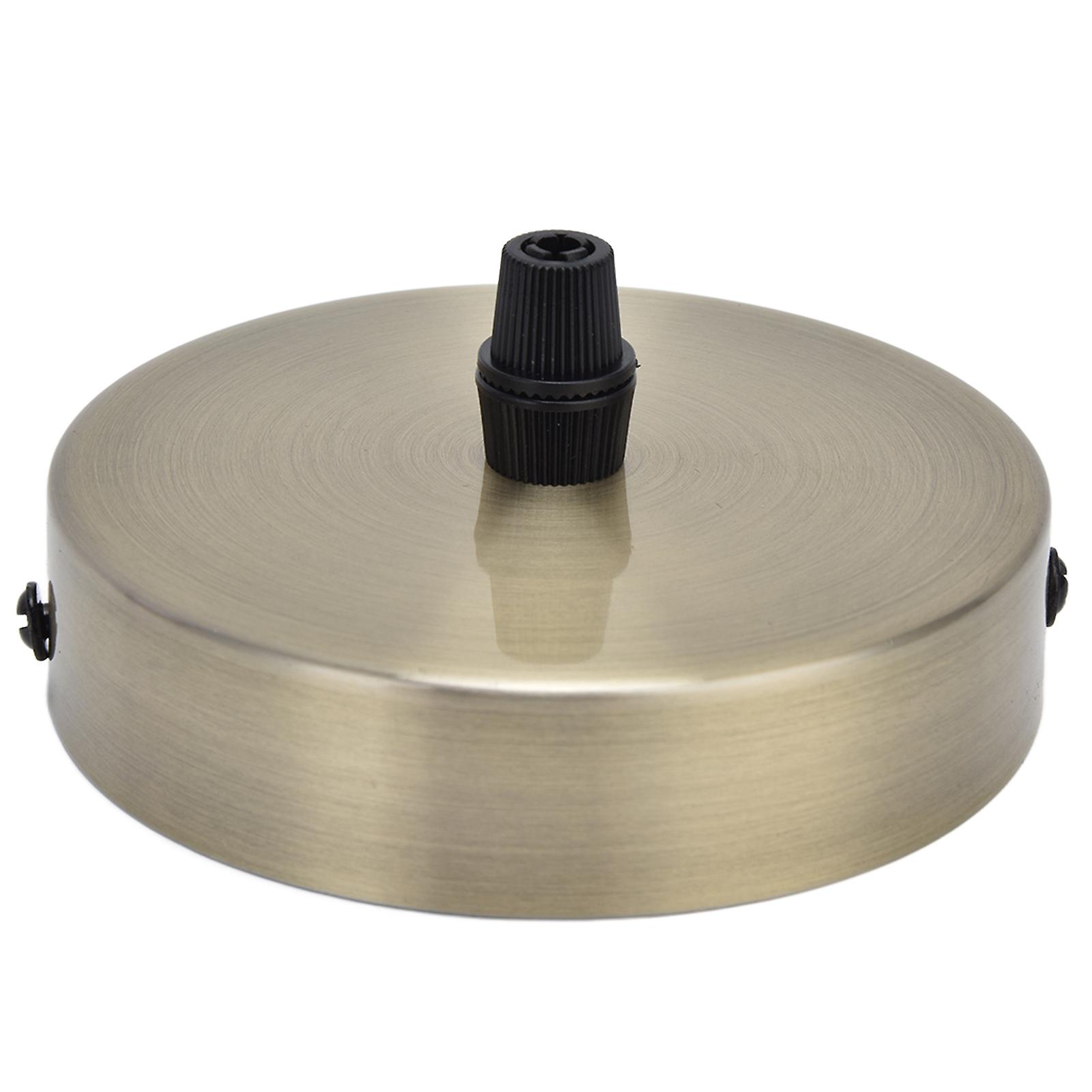 10cm Ceiling Light Base Diy Round Plate Aluminum Plating Ceiling Lamp Holder For Home Officegreen Bronze