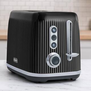 Oster Retro 2-Slice Toaster with Extra Wide Slots in Black 985119797M