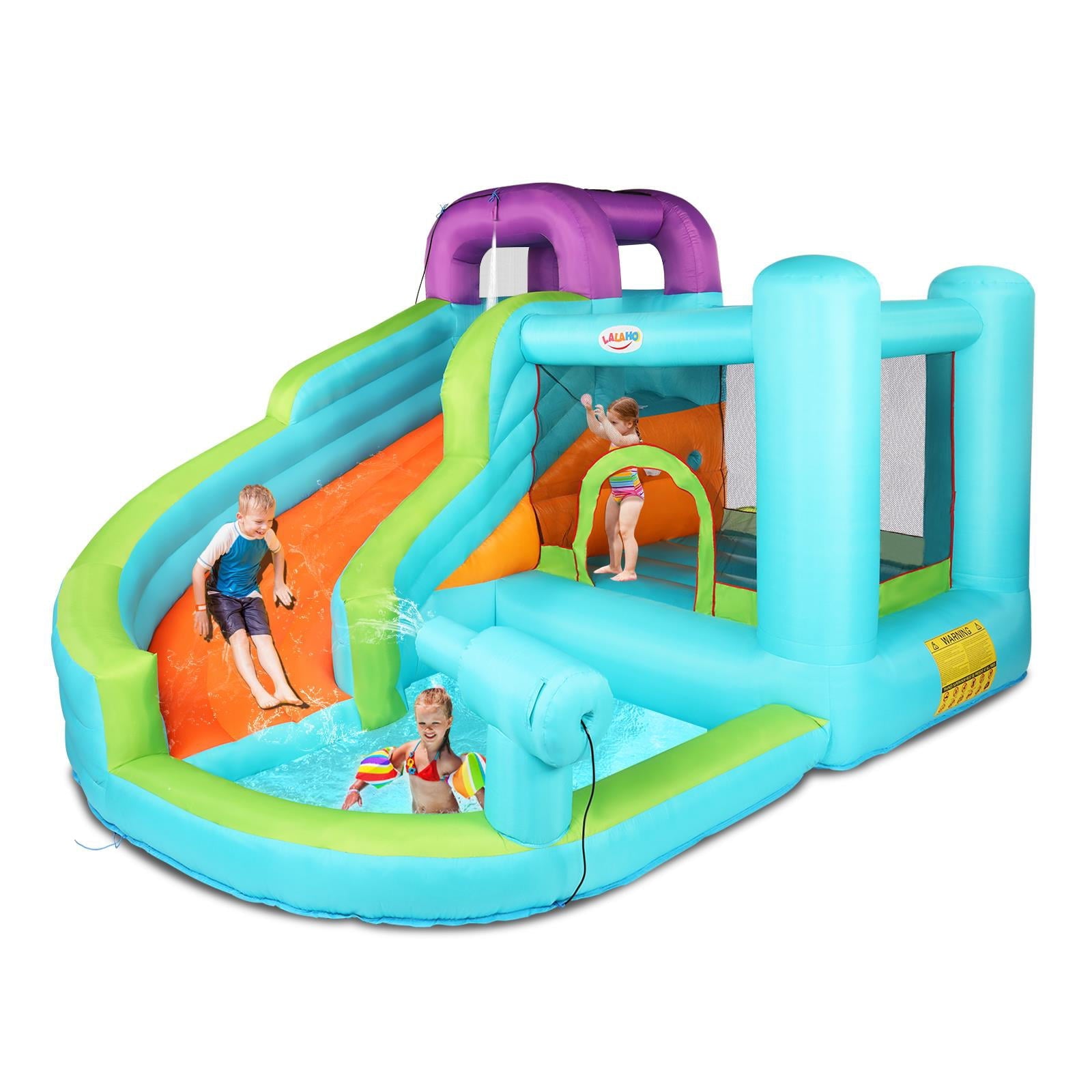 UBesGoo Pvc Inflatable Bouncer Castle Jumper Bouncy House Water Slide Pool 3-12 Age