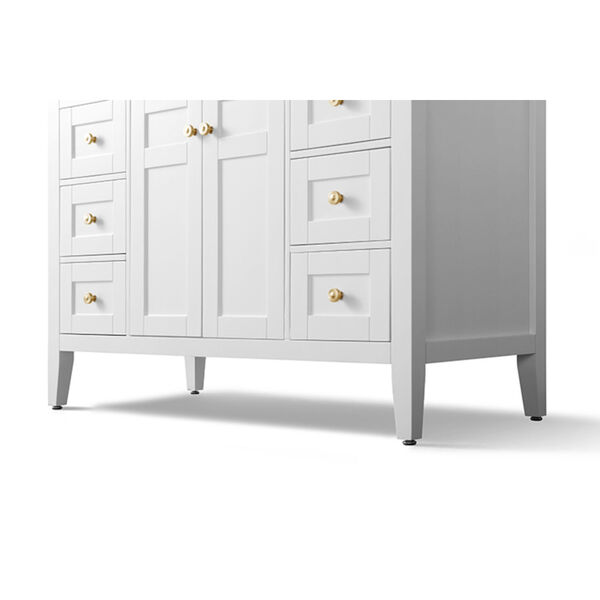 Maili White 48-Inch Vanity Console