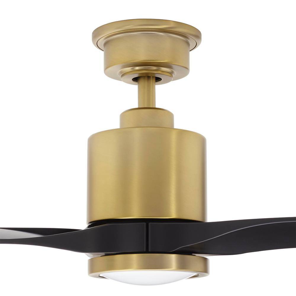 Home Decorators Collection Triplex 60 in. LED Brushed Bronze Ceiling Fan with Light YG749-BRB