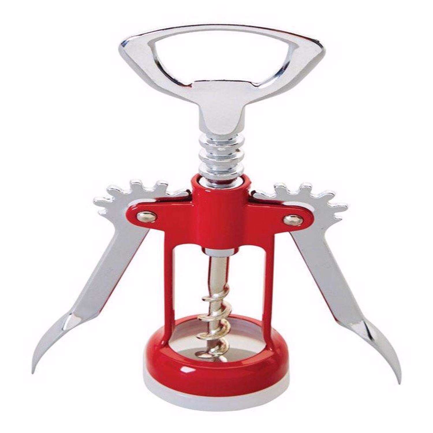 Good Cook Red Steel Wing Corkscrew