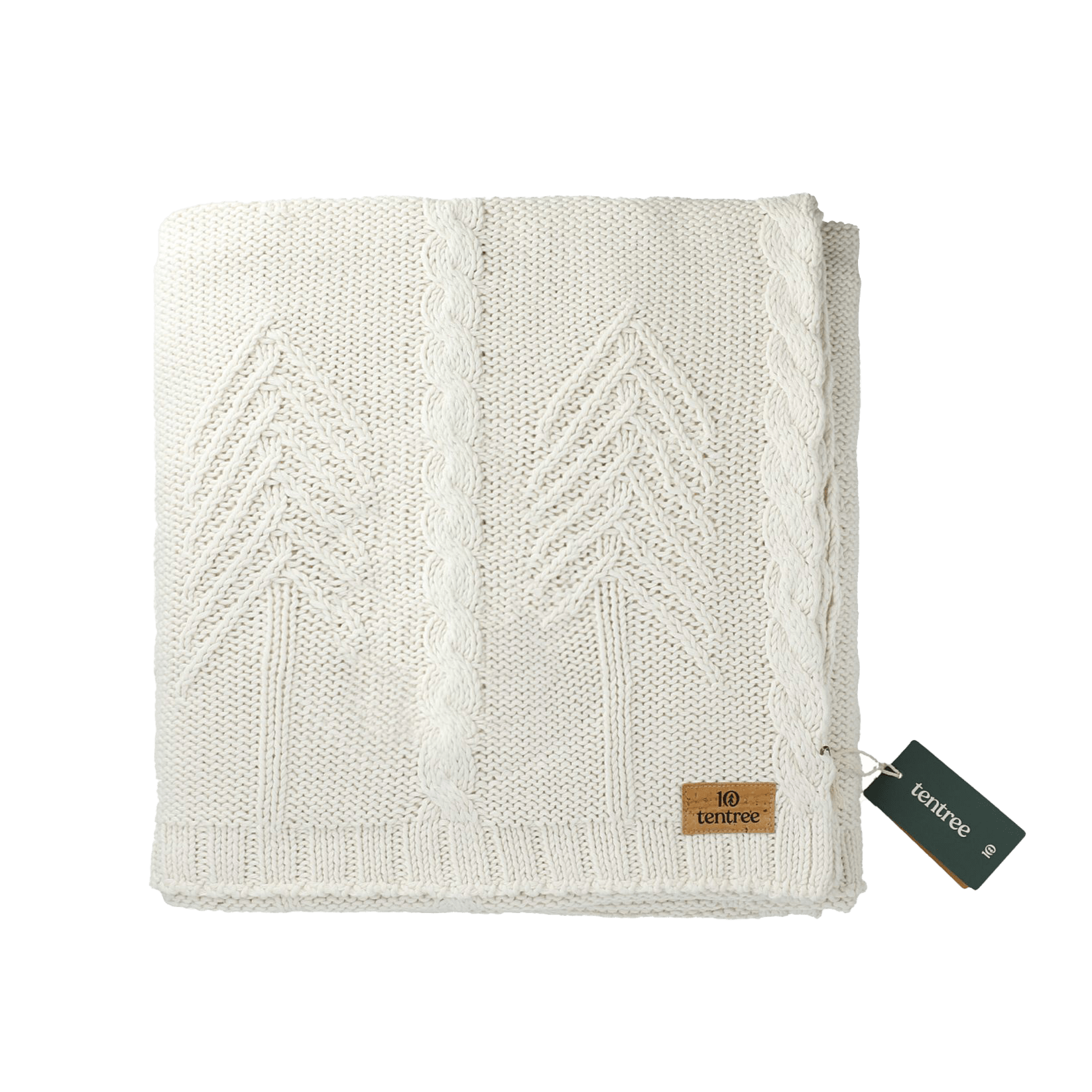 tentree Organic Cotton Cable Blanket