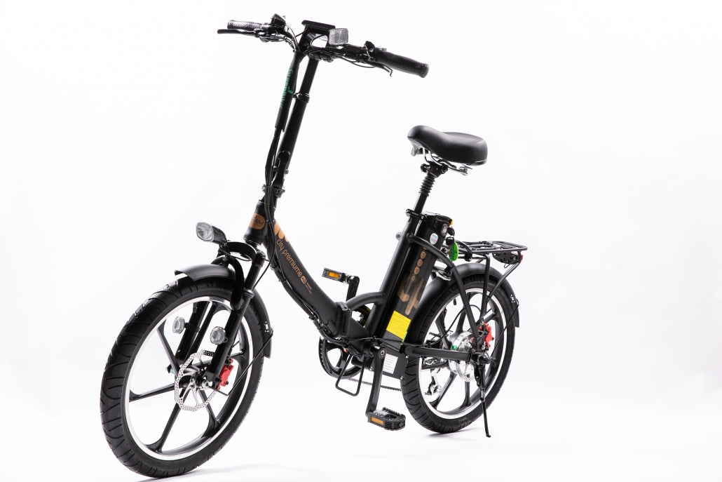 Green Bike Electric New City Premium Folding Step Thru 48V Ebike