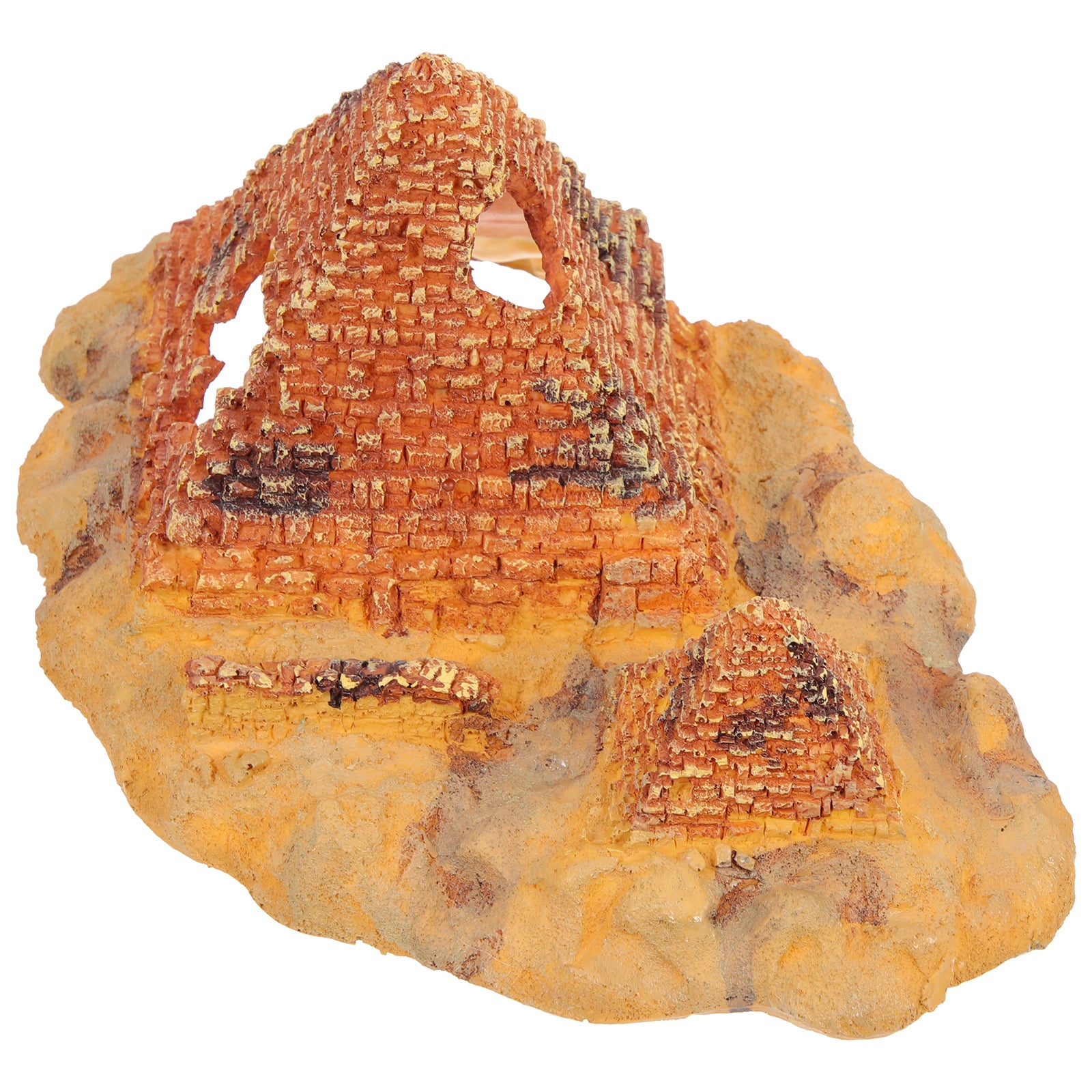 Terrarium Pyramid Decor Reptile Hide Pyramid Reptiles Terrarium Ornament Reptile Hide Cave