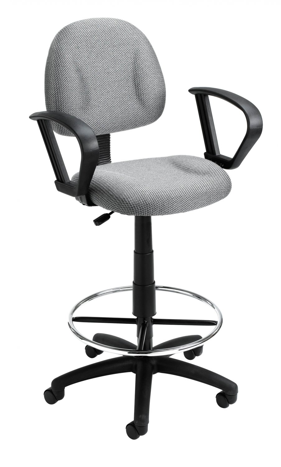 Boss Office and Home Contoured Comfort Adjustable Sit-Stand Desk Chair with Loop