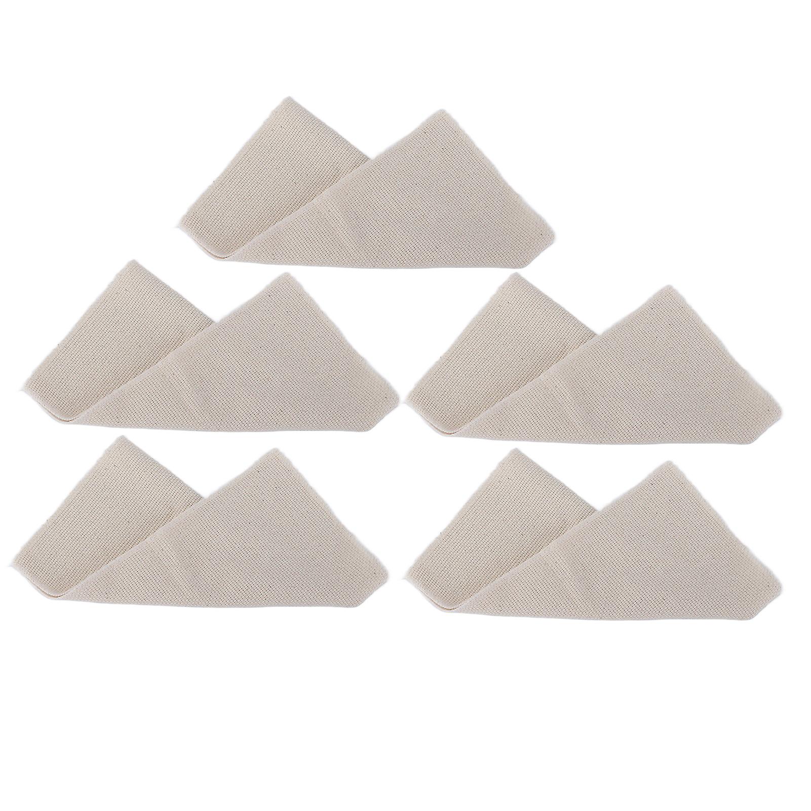 5pcs Embroidery Fabric Soft Comfortable Easily Fold Portable Diy Material Kit For Sofas Cushions Pillows28x28cm
