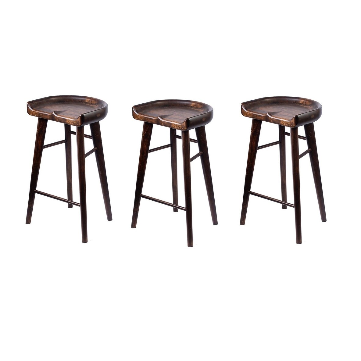 Maple Tractor Stool (Set of 3) - 29