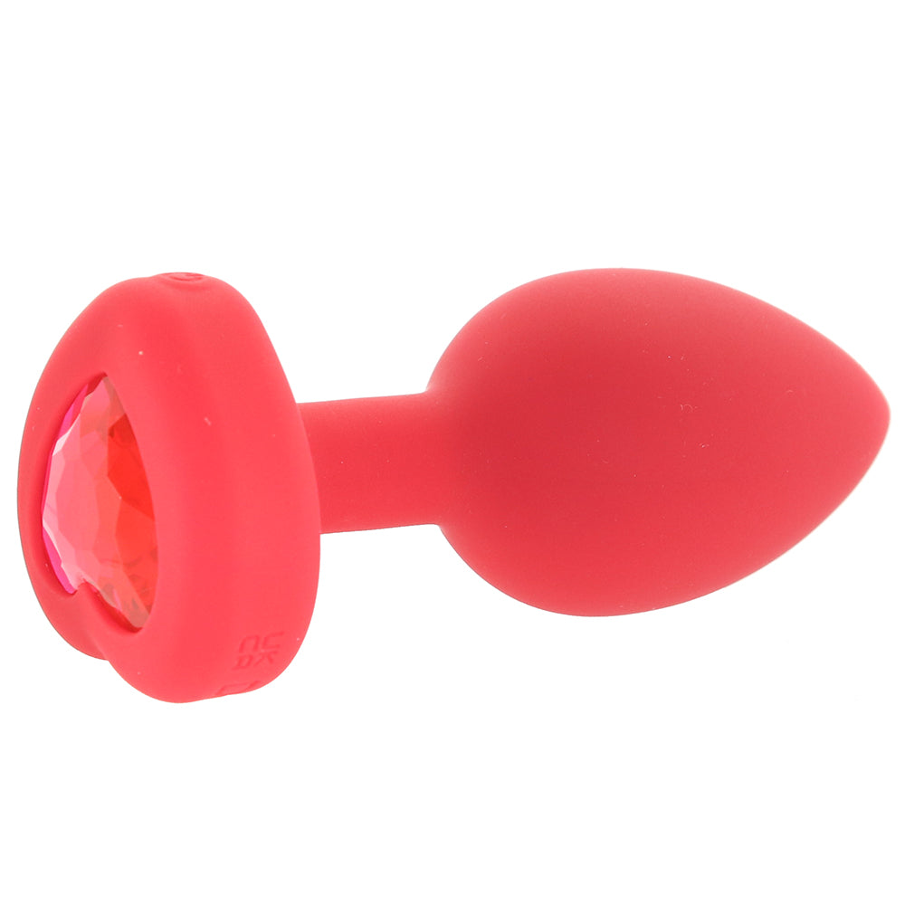 Vibrating Heart Plug in Red