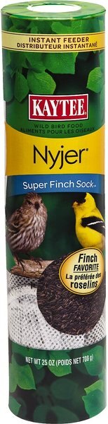 Kaytee Super Finch Sock Wild Bird Feeder and Food， 25-oz bag