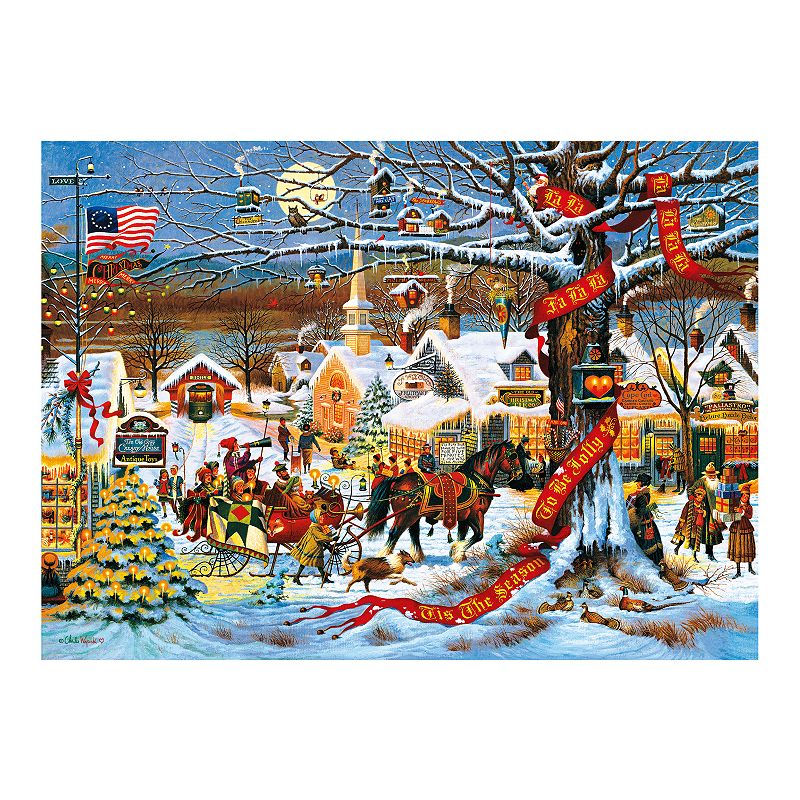 Buffalo Games Charles Wysocki 1000 Piece Holiday Puzzle