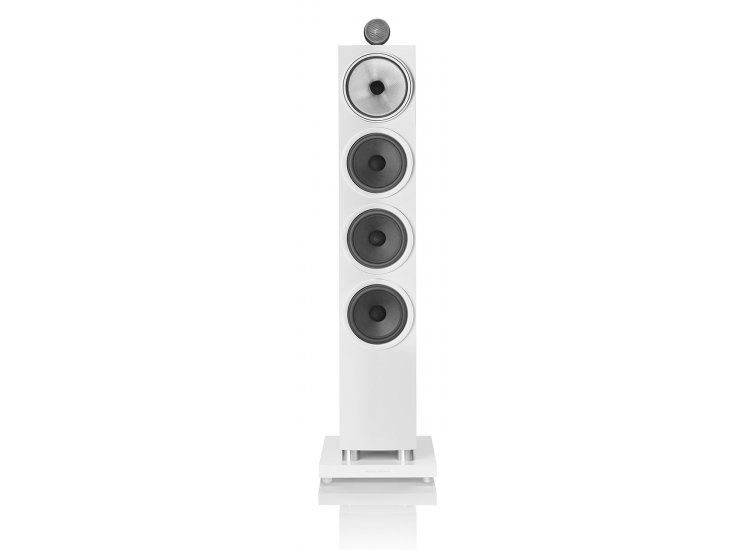 Bowers and Wilkins 700 Series 702 S3 Satin White 3-Way Floorstanding Speaker (Each)