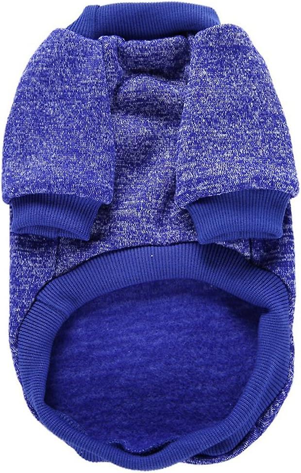 Pet Dog Clothes Dog Sweater Soft Thickening Warm Pup Dogs Shirt Winter Puppy Sweater For Dogs (x-large， Dark Blue)