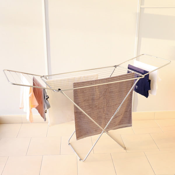 Home Basics Enamel Coated Steel Clothes Drying Rack