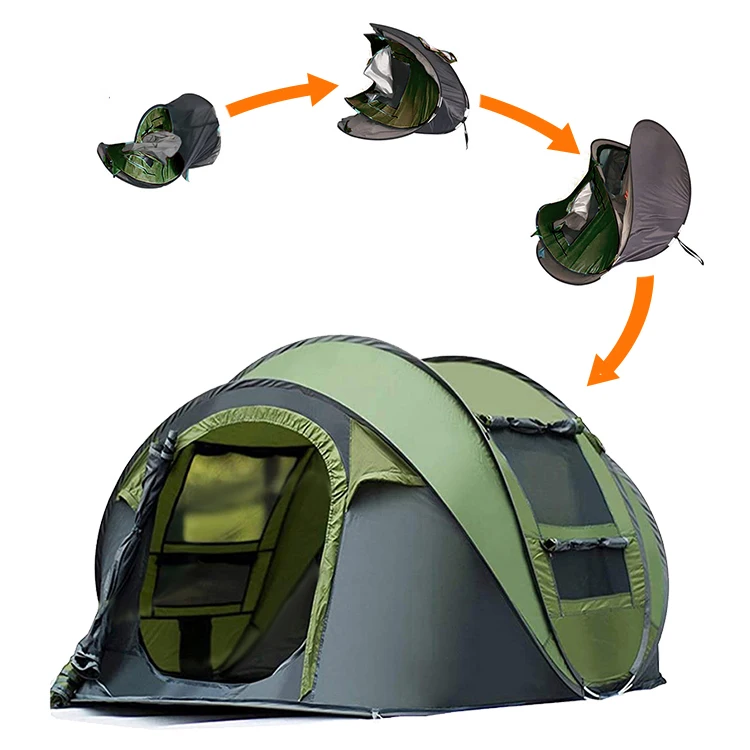 Full Automatic Setup Quick Opening Instant outdoor Camping Family Tents pop up tents beach Hiking   Traveling Factory wholesale