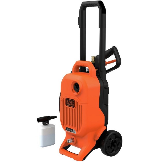 Black amp Decker Bepw1850 1850 Max Psi 1 2 Gpm Corded Cold Water Pressure Washer