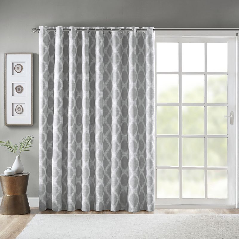 SunSmart Kagen Printed Ikat Blackout Patio Curtain