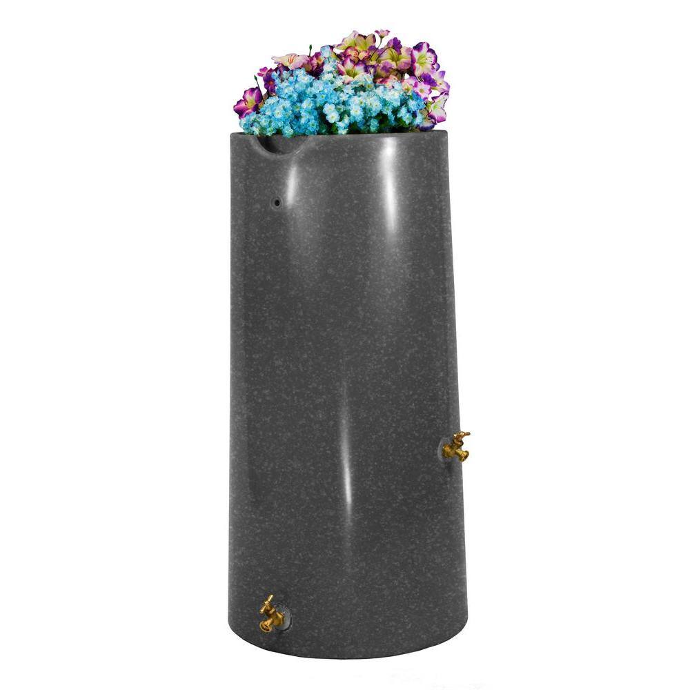 Good Ideas Impressions Reflections 50 Gal. Dark Granite Rain Barrel IMP-R50-DAR